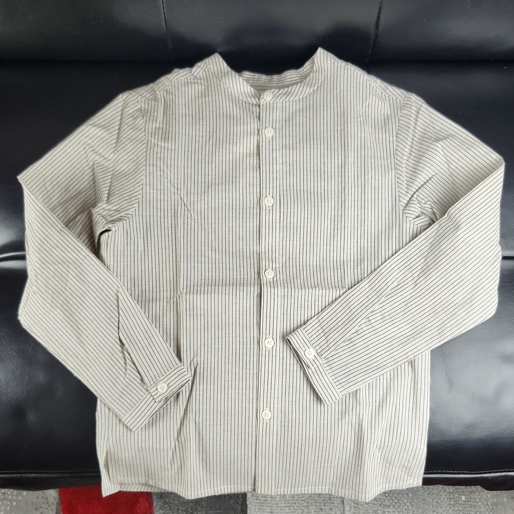 ZARA Studio Kids Striped Button-Up Shirt.